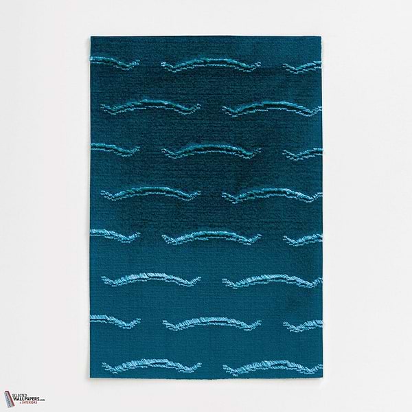 Nouvelles Vagues fabric-Dedar-Lapislazzuli-Meter (M1)-Selected Wallpapers-Interiors