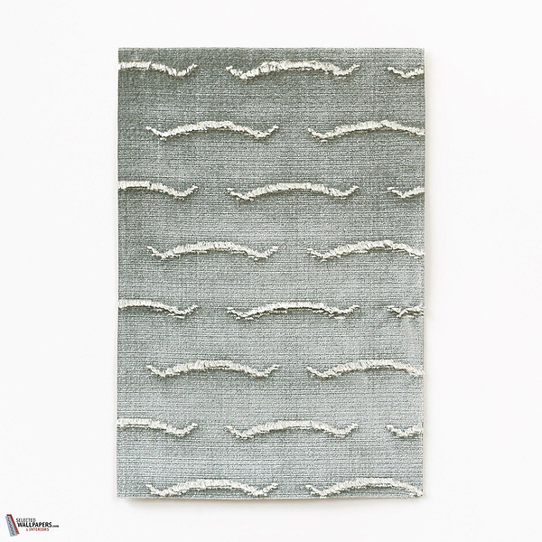 Nouvelles Vagues fabric-Dedar-Silver rock-Meter (M1)-Selected Wallpapers-Interiors
