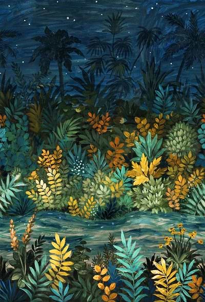 Nuit Etoilée Custom-Casamance-Tapete-Selected Wallpapers