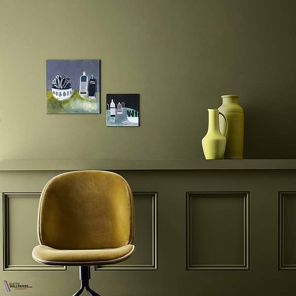 Olive Colour paint Little Greene 72-Selected-Wallpapers-Interiors