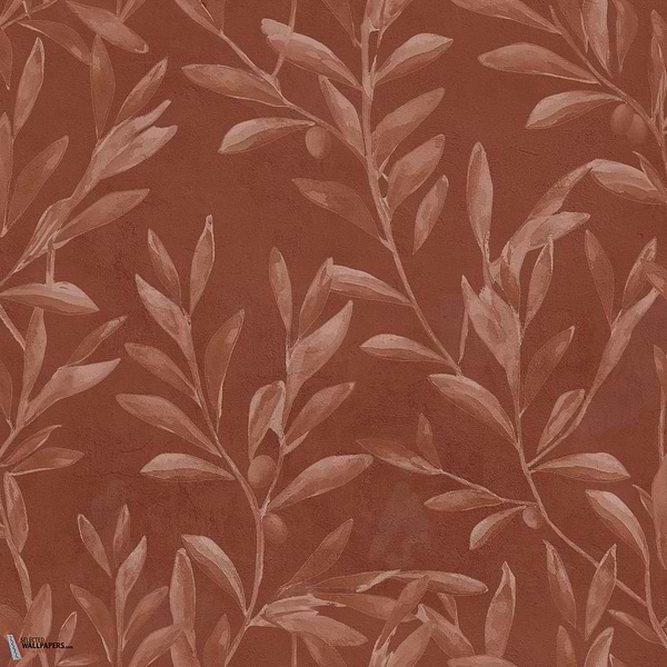 Olivetum wallpaper-Coordonne-Clay-Non Woven-Roll-Selected Wallpapers-Interiors