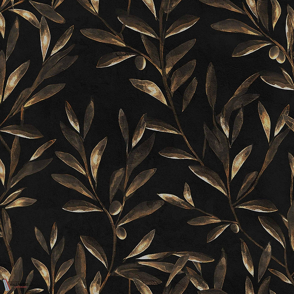 Olivetum wallpaper-Coordonne-Coal-Non Woven-Roll-Selected Wallpapers-Interiors