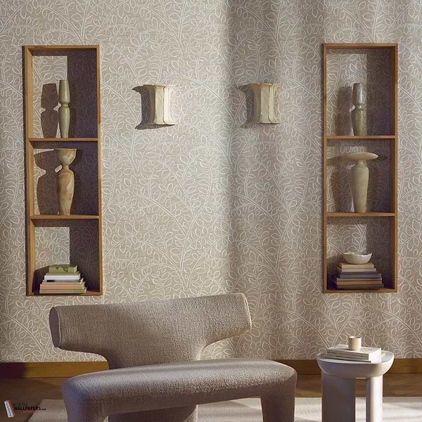 Olivia wallpaper-Pierre Frey-Selected Wallpapers-Interiors