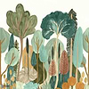 Orme Custom-Casamance-Tapete-Amande/Multico-M2-Selected Wallpapers