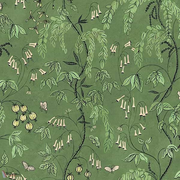 Ottilia behang-Sandberg-Green-Mattic-M2-Selected Wallpapers-Interiors