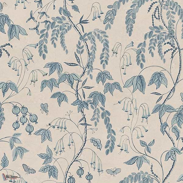 Ottilia behang-Sandberg-Light Blue-Mattic-M2-Selected Wallpapers-Interiors