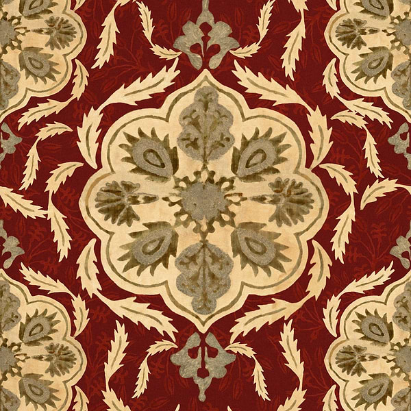 Ottoman wallpaper-Mind the Gap-Red-300 cm (standaard)-Selected-Wallpapers-Interiors
