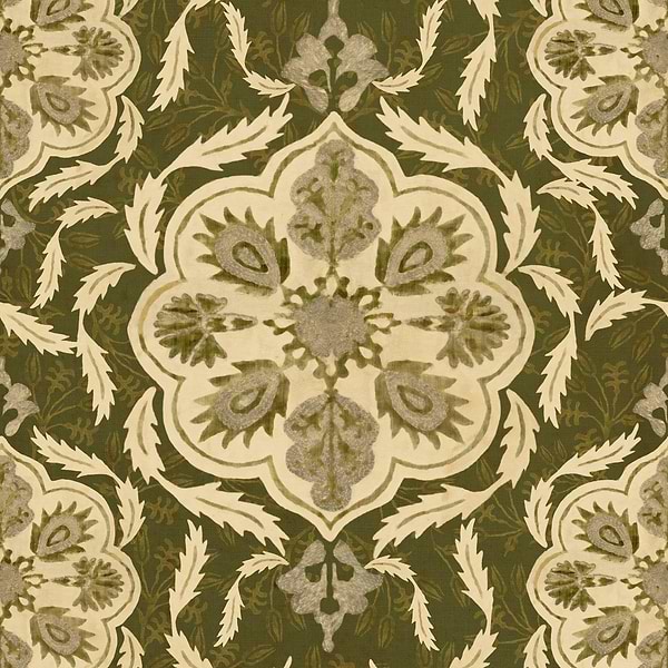 Ottoman wallpaper-Mind the Gap-Green-300 cm (standaard)-Selected-Wallpapers-Interiors