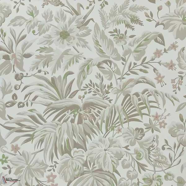 Palmette Tapete-1838 wallcoverings-Naturel-Rolle-Selected Wallpapers-Interiors