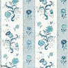 Papaver stripe Tapete-Zoffany-Mazarine blue-Rolle-Selected Wallpapers-Interiors