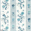 Papaver stripe Tapete-Zoffany-Mazarine blue-Rolle-Selected Wallpapers-Interiors
