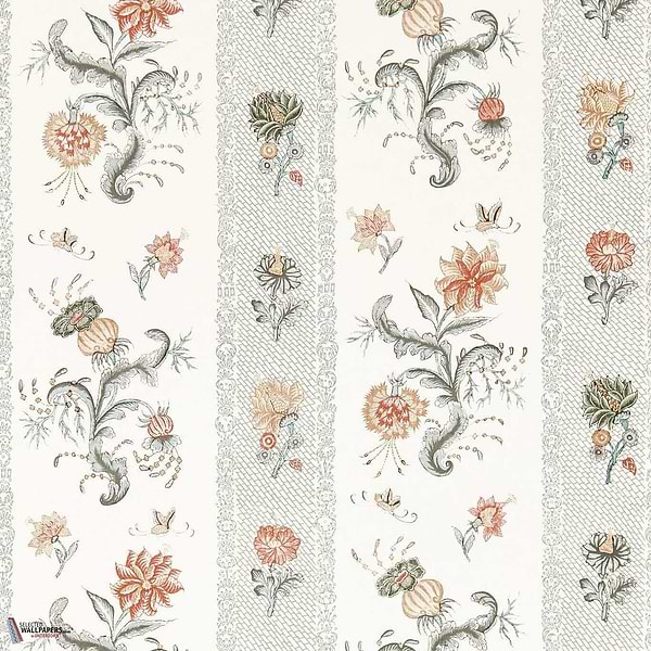 Papaver stripe Tapete-Zoffany-Tuscan Pink/nimbus-Rolle-Selected Wallpapers-Interiors