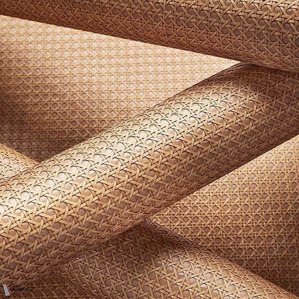 Paper Rattan wallpaper-Thibaut-Selected Wallpapers-Interiors