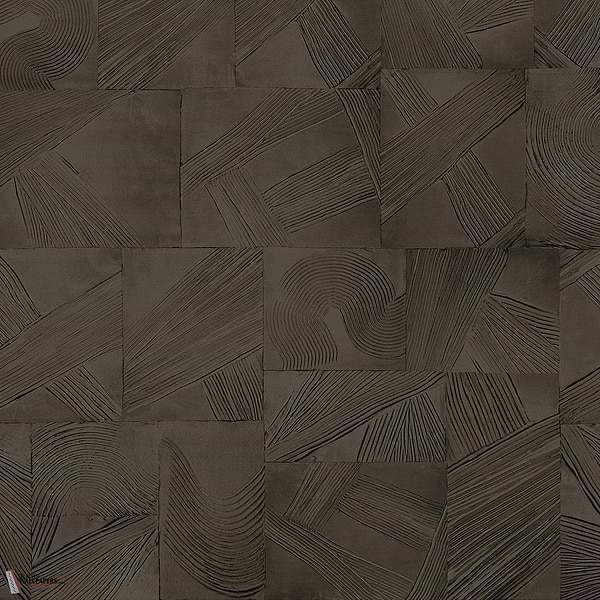 Paros wallpaper-Masureel-Coffee-Paneel A-260 cm-Selected Wallpapers-Interiors