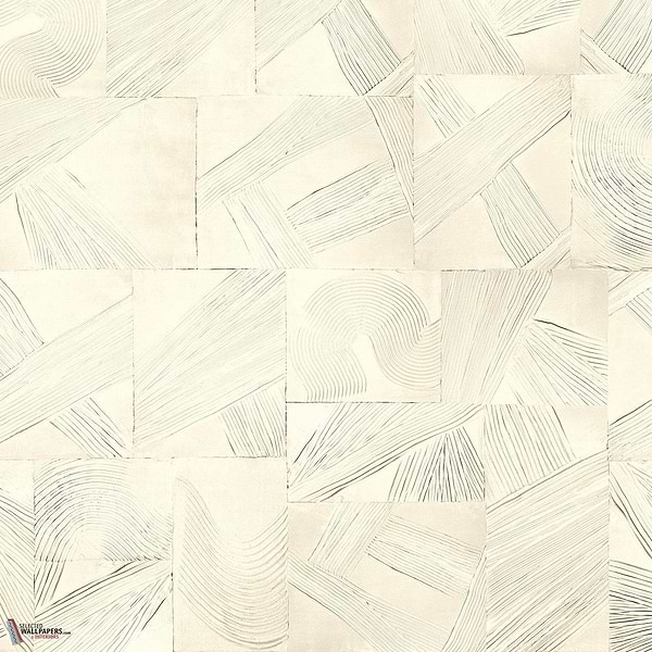 Paros wallpaper-Masureel-White-Paneel A-260 cm-Selected Wallpapers-Interiors
