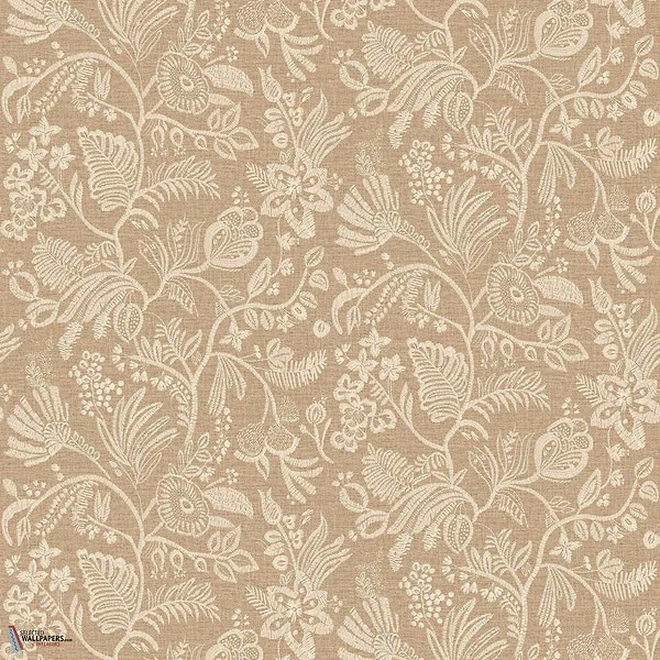 Pastel Tapete-Casamance-Beige-Rolle-Selected Wallpapers-Interiors