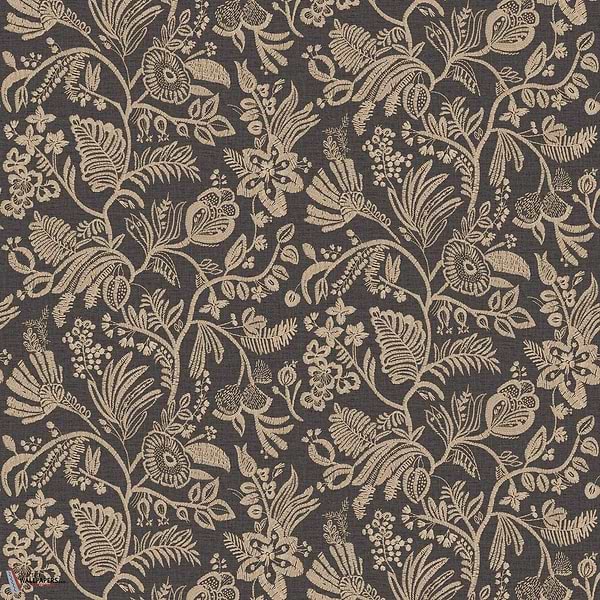 Pastel Tapete-Casamance-Ébène-Rolle-Selected Wallpapers-Interiors