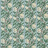 Peony Trellis behang-Morris & Co-Soft Blue/Nettle-Rol-Selected Wallpapers-Interiors