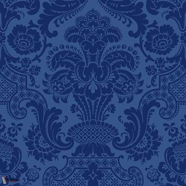 Petrouchka wallpaper-Cole & Son-Hyacinth blue-Roll-Selected Wallpapers-Interiors