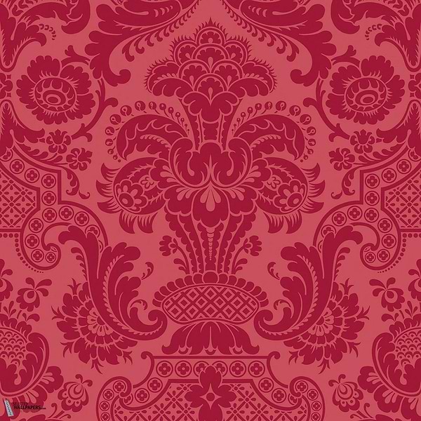 Petrouchka wallpaper-Cole & Son-Red-Roll-Selected Wallpapers-Interiors