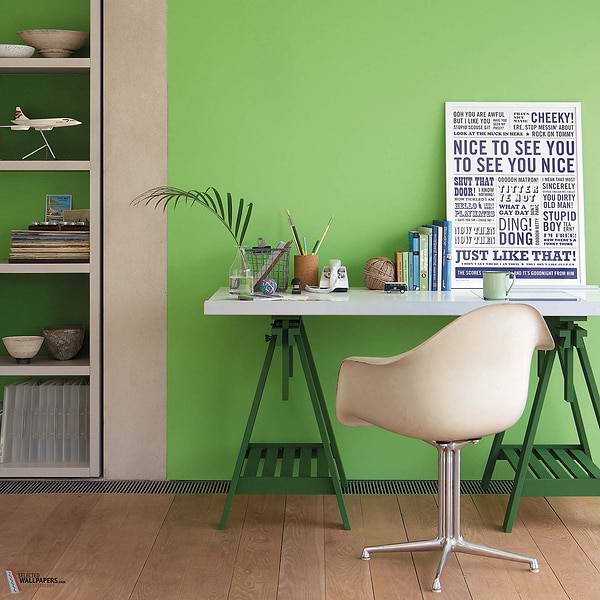 Phthalo Green paint Little Greene 199-Selected-Wallpapers-Interiors