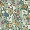 Pineapple Garden wallpaper-1838 wallcoverings-Sage-Roll-Selected Wallpapers-Interiors