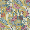 Pineapple Garden wallpaper-1838 wallcoverings-Yellow-Roll-Selected Wallpapers-Interiors