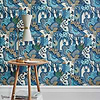 Pineapple Garden wallpaper-1838 wallcoverings-Selected Wallpapers-Interiors