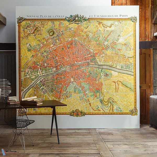 Plan Jaillot-Pierre Frey-wallpaper-Selected Wallpapers