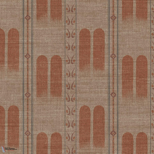 Poona Tapete-Arte-Mahogany-Rolle-Selected Wallpapers-Interiors