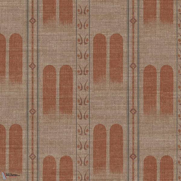 Poona Tapete-Arte-Mahogany-Rolle-Selected Wallpapers-Interiors
