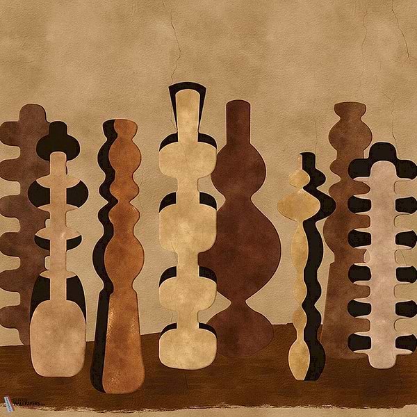 Potteries Tapete-Masureel-Sienna-Paneel A-Selected-Wallpapers-Interiors