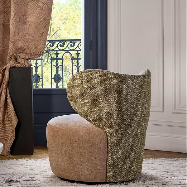 Prestige fabric-Casamance-Selected Wallpapers-Interiors