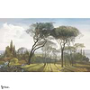 Provence wallpaper-Les Dominotiers-Green-Non Woven (70 cm)-M2-Selected Wallpapers-Interiors
