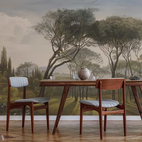 Provence wallpaper-Les Dominotiers-Selected Wallpapers-Interiors