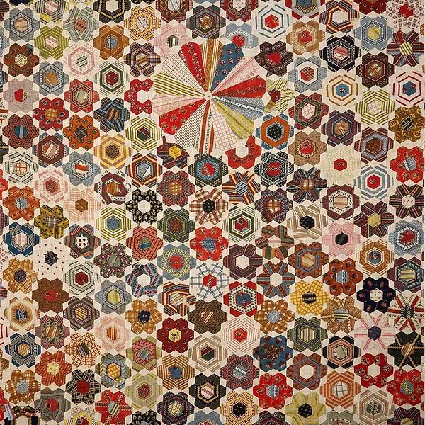 Quilt wallpaper-Pierre Frey-Multicolore-Meter (M1)-Selected Wallpapers-Interiors