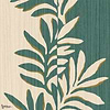Rama wallpaper-Casamance-Ivoire/Emeraude-Roll-Selected Wallpapers-Interiors