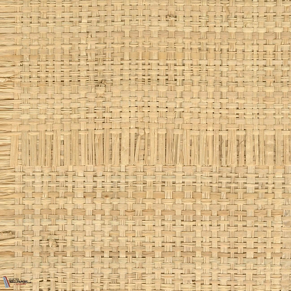 Raphia Cadre Tapete-CMO Paris-Natural-Rolle-Selected Wallpapers-Interiors