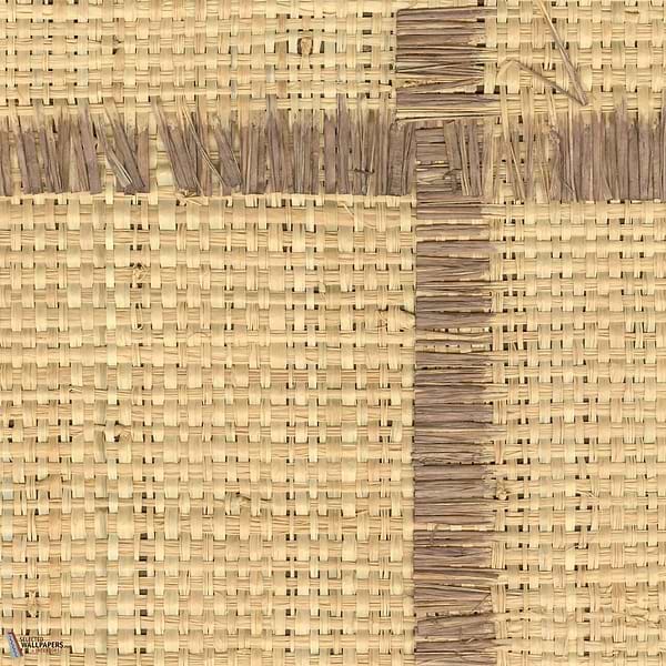 Raphia Cadre Tapete-CMO Paris-Tabac-Rolle-Selected Wallpapers-Interiors