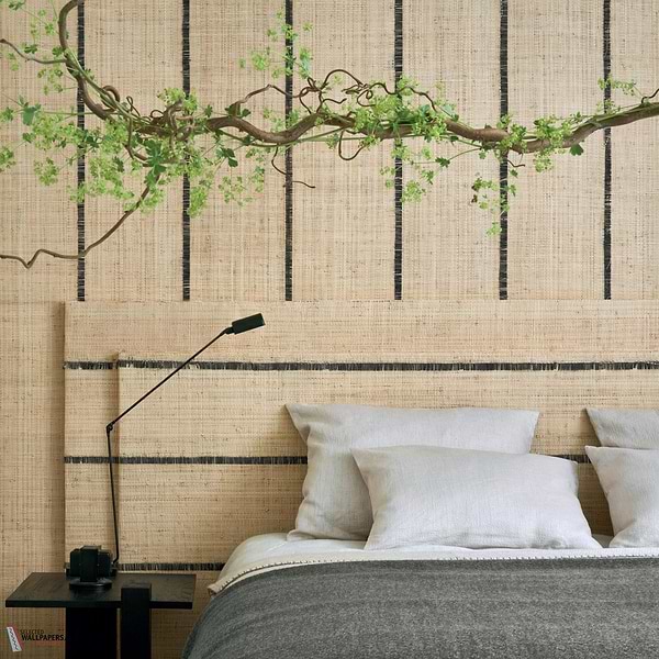 Raphia Vertical wallpaper-CMO Paris-Selected Wallpapers-Interiors