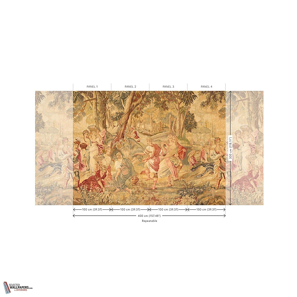 Récolte des Fleurs Tapete-Arte-Selected Wallpapers-Interiors