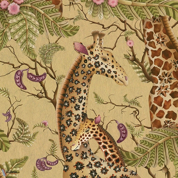 Royal Giraffe Tapete-Cole & Son-Safari-Rolle-Selected Wallpapers-Interiors