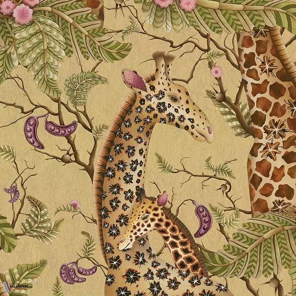 Royal Giraffe Tapete-Cole & Son-Safari-Rolle-Selected Wallpapers-Interiors