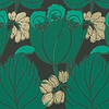 SALE Regency Tulip-Wallpaper-Liberty-Jade-Roll-07231002I-Selected Wallpapers