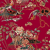 Sacred Pheasants-Coordonne-wallpaper-Ruby-Non Woven-Selected-Wallpapers-Interiors