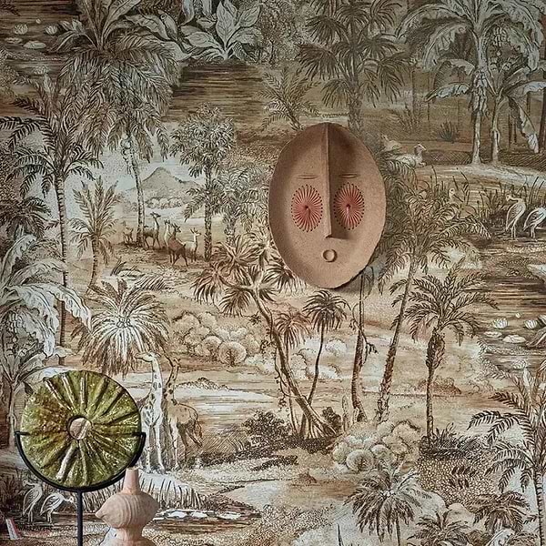 Safari wallpaper-Pierre Frey-Selected Wallpapers-Interiors