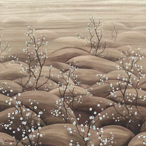 Sakura wallpaper-Masureel-Kuro-Paneel A-260 cm-Selected Wallpapers-Interiors
