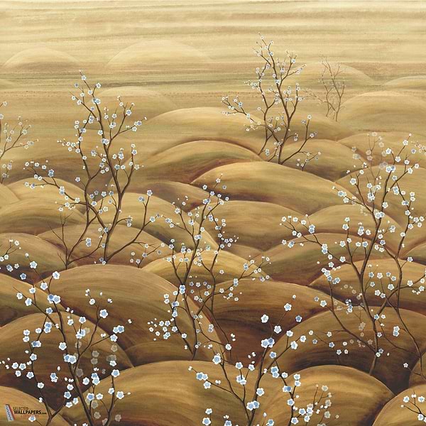 Sakura wallpaper-Masureel-Midori-Paneel A-260 cm-Selected Wallpapers-Interiors