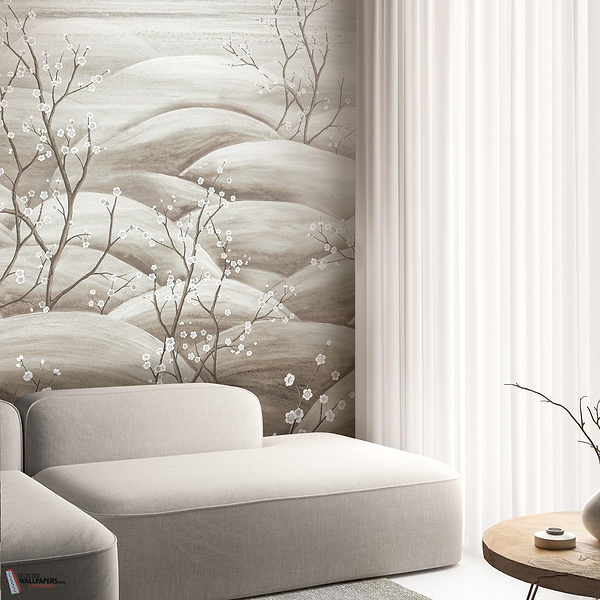 Sakura wallpaper-Masureel-Selected Wallpapers-Interiors