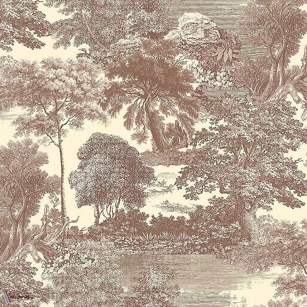 Salcey Forest Tapete-Masureel-Taupe-Paneel A-Selected-Wallpapers-Interiors